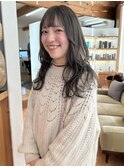 LA PENSEE / beige 田川 / 暗めグレーカラー/暗髪