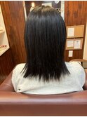 ばっちりまとまるツヤ髪/30代40代/セミロング/髪質改善