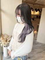 アイラス(I'LAS)&nbsp;イヤリングカラー/ムラサキカラー/ロング