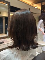 ヘアリゾート粋 ティガ 池袋店(tiga)&nbsp;ウルフミディアム/外はねミディアム/顔周りレイヤー