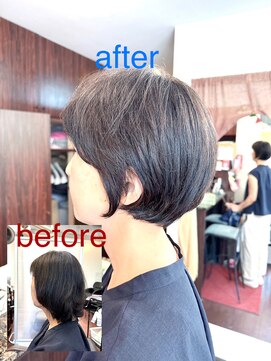 アンヌ キュビズムショートカット