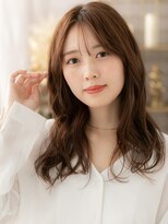 カバーヘア ブリス 上尾西口店(COVER HAIR bliss)&nbsp;センターパート抜け感ゆるふわエアリーミディa上尾20代30代40代