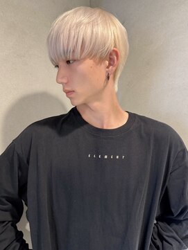 ペレ 梅田(PELE) ベリーショート/ダークアッシュ/ニュアンスパーマ/韓国マッシュ