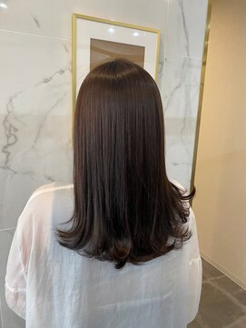 ジーナ 船橋(Zina) 髪質改善＊ロングレイヤーグレーベージュ＊美髪【Zina船橋】