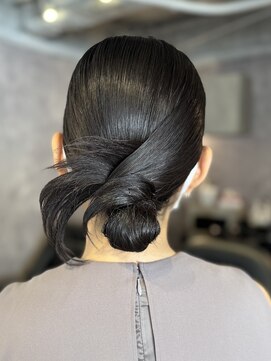 エルバイラビス 大宮(elu by lovis) 《mana》カチモリヘアセット/シンプルカチモリ/お呼ばれヘア