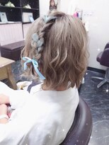 エヌエービー 池袋店(N.A.B.) ハーフアップ