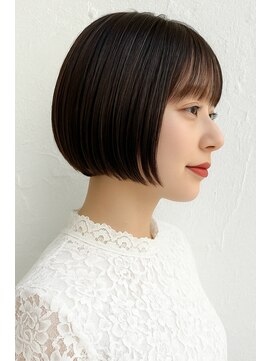 アンルポン 梅田(un le pont) 【アンルポン梅田】お客様スタイル♪人気のミニボブ