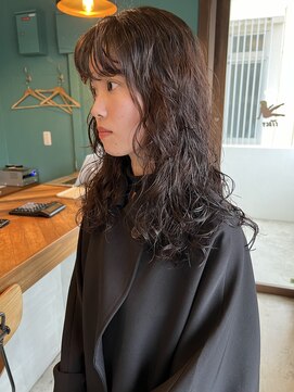 ステイシー(STACY) ○ロングパーマx黒髪【那覇美容室STACY】