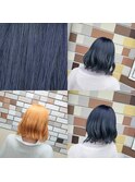 ブルーヘアショート