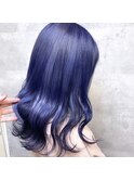 波ウェーブのブルーラベンダーカラー【岸雄一】