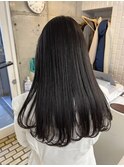 ★グレーベージュカラーダークアッシュベージュくすみカラー黒髪