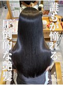 髪質改善トリートメントストレートロングレイヤー20代30代40代