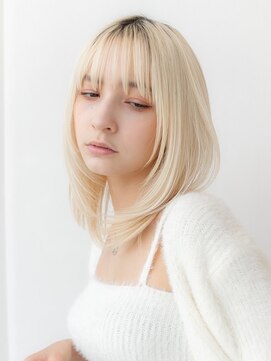 ハバナ 天神(HAVANA) 20代30代ミディアム顔周りレイヤーカット髪質改善トリートメント