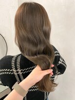 フォト 富山(foto)&nbsp;姫カットレイヤー/くすみベージュ/韓国風巻き/顔周り/前髪/富山