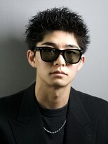 メンズサロン ゴールド 名古屋(GOALD)&nbsp;スパイキーショート　スクエアショート　ブリーチカラー　レッド