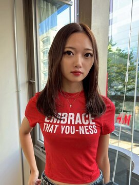 ラヴィズム(LUVISM) 顔周りレイヤー/ダブルカラー/髪質改善/ケアブリーチ万代新潟駅