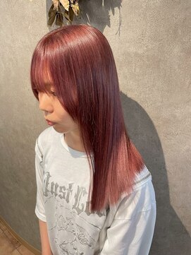 パーミル ヘア クマモト(permille ‰ hair Kumamoto) うる艶×ピンクベージュ