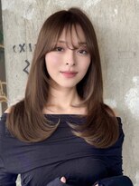 ロビー 表参道(ROBBY) ミディアムレイヤーカット/20代30代40代/顔周りカットワンカール