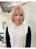 ハイトーンベージュ/ベージュカラー/ケアブリーチカラー
