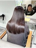 白髪に合わせた縮毛矯正