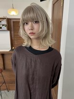 リヴ オオサカ(LIV OSAKA)&nbsp;ミルクティーグレージュ/ブリーチ2回/トリプルカラー/梅田