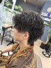 メンズカット＋ツイスト/ツイストスパイラル/波巻きパーマ（男性限定）￥13900