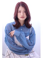 マルシェ(marche)&nbsp;20代30代40代 セミロングレイヤー くびれ 顔周りレイヤー