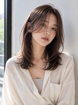 アクロマティック 南松本(Achromatic) 長め前髪の顔周りレイヤーロブ