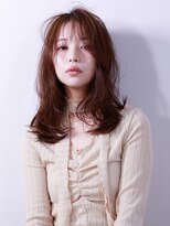 ジェニーバイメノン(JENNIE by Menon) ダークパープル レイヤーカット セミロング