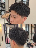 ラピス 名古屋駅前店(Lapis)&nbsp;ウォーリアカット×テーパーフェード/短髪/スパイキーショート