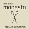 モデスト(modesto)のお店ロゴ