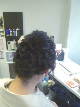 ヘアセットサロンエッジ(Edge) 結婚式およばれアップ