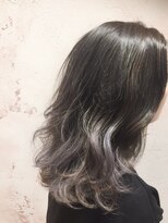 ヘアーサロン リアン 鴻巣店(hair salon Rien) グラデーションベース　ブルーグレー