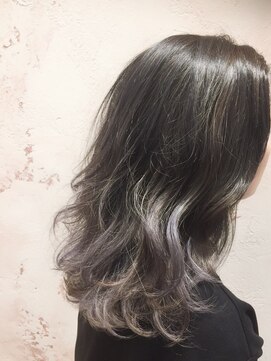 ヘアーサロン リアン 鴻巣店(hair salon Rien) グラデーションベース ブルーグレー