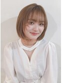 オルチャン風シースルーバング