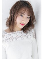 プライズ アイリス 池袋東口店(prize Iris)&nbsp;大人かわいいミディグレージュ　タンバルモリオルチャンヘア池袋