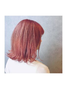 ヘアサロンエム 渋谷店(HAIR SALON M) 外ハネボブ/アッシユブラウン/ネオウルフ/デザインカラー