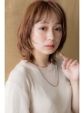 モッズヘア 越谷(mod's hair) 外国人風シースルー前髪小顔オン眉ボブウルフZ越谷20代30代40代