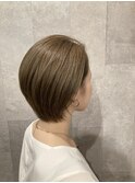 大人女子に♪ショートヘア×アッシュカラー