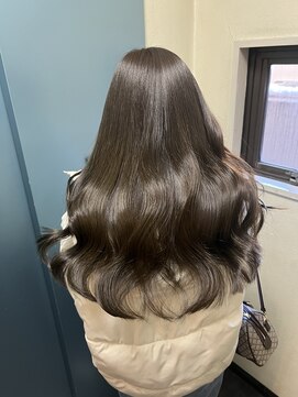 アソビセカンド 原宿(ASOBI 2nd) オリーブベージュ　20代/30代/ブリーチなし