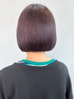 アイティーバイアルバム 藤沢店(IT by ALBUM)&nbsp;ミニボブ_チェリーブラウンフェミニンロング_ba407731