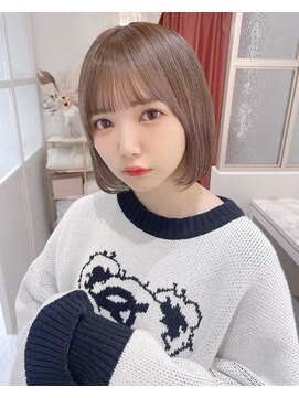 ランド 原宿表参道(LAND) 髪質改善/ヘルシースタイル/前髪カット/ショコラアッシュ