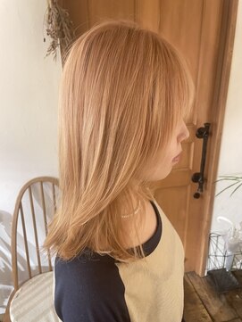 グロスシーループユナイテッド(GROSS C-LOOP UNITED) ダブルカラートリプルカラーオレンジベージュブロンドベージュ