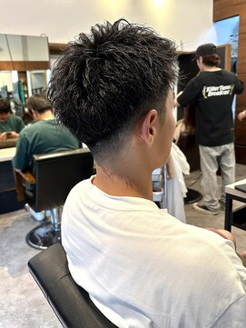 アイリーヘアデザイン(IRIE HAIR DESIGN) 【IRIE HAIR赤坂】フェードアップバングスパイキーショート