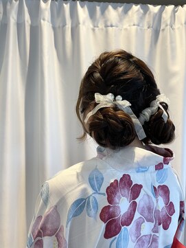 サクラ(SAKURA) 浴衣ヘア/浴衣着付け/花火大会/お祭り/デート/ツインアレンジ