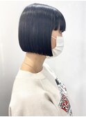【松戸　石山】切りっぱなしストレートボブ黒髪ボブ20代