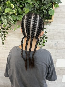 ロカット サロン(Roquat Salon) コーンロウ 【立川/ヘアセット/立川南/編み込み/日本髪】