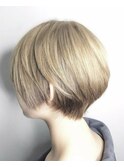 骨格補正立体カットで収まるショート♪【髪質改善オージュア】