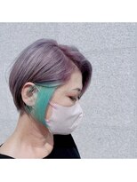 ヘアサロン ハーツ(hair salon HEARTS) パープル、ミントグリーン