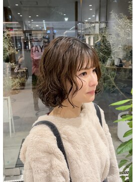 シアン 矢場町店(CYAN.) ボブパーマ×ナチュラルウェーブ